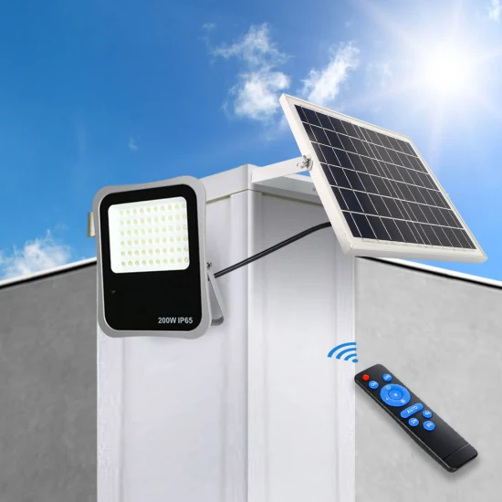 Segurança de controle remoto portátil barata SMD 12V holofote solar de alta qualidade 100W