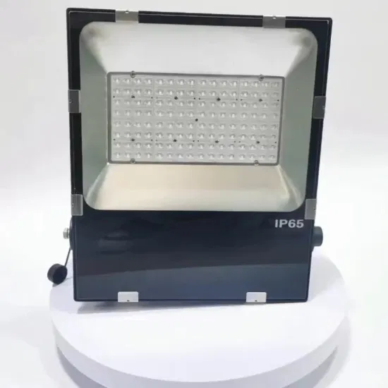 Holofote LED ajustável 300W com projeção de alumínio para iluminação externa