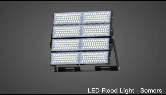 15m 30m impermeável IP65 campo de futebol LED iluminação de inundação do estádio com 5 anos de garantia Meanwell Driver